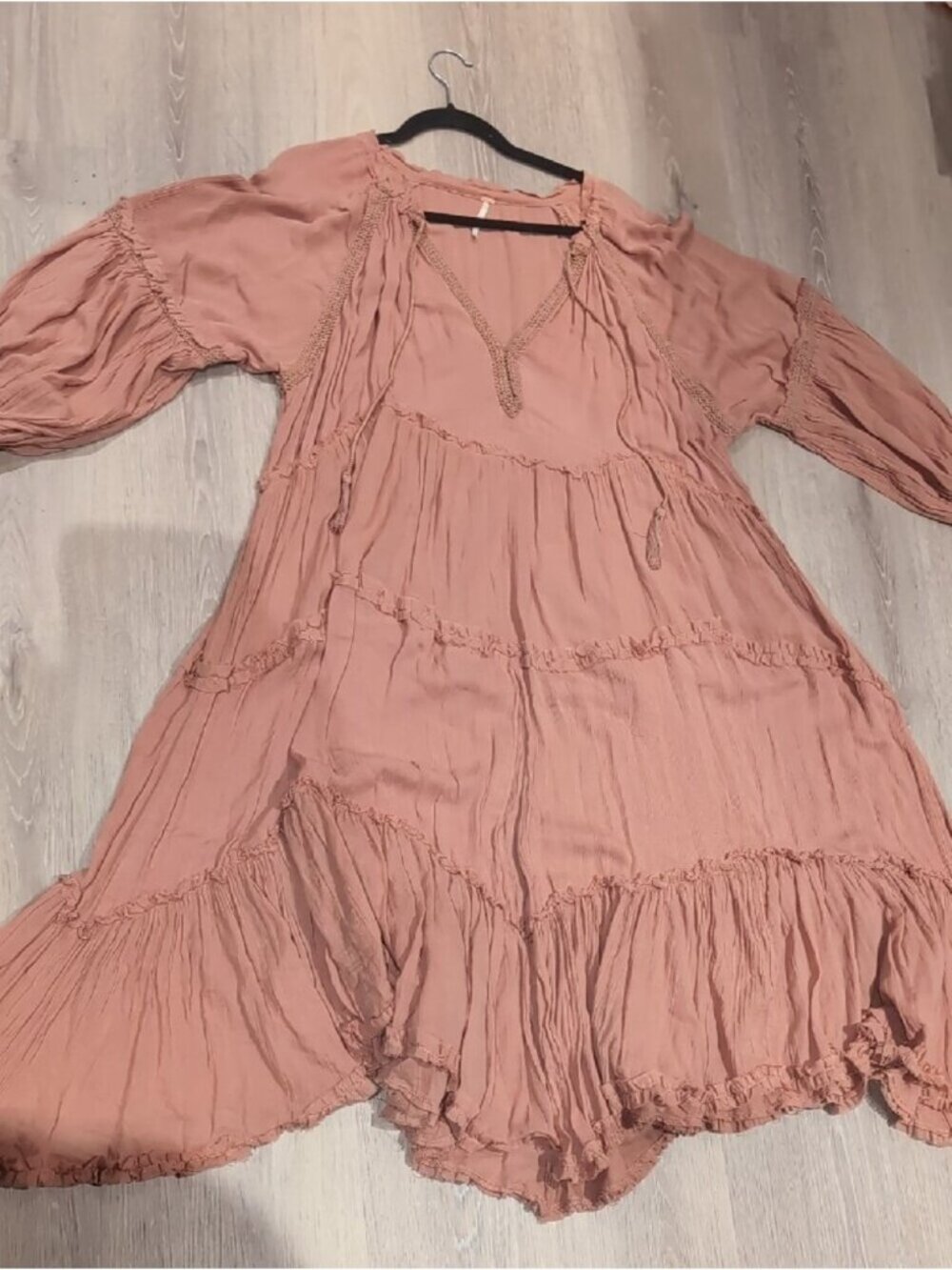 Free People  In The Moment Maxi Dress in Rust - Picture 3 of 10